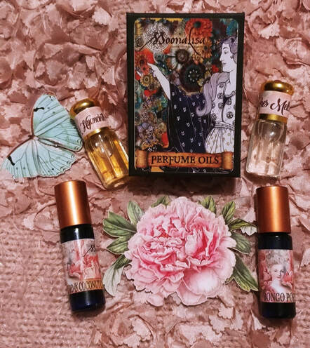 Nag Champa Perfume Oil  Enchanted Floral Fragrance with Red